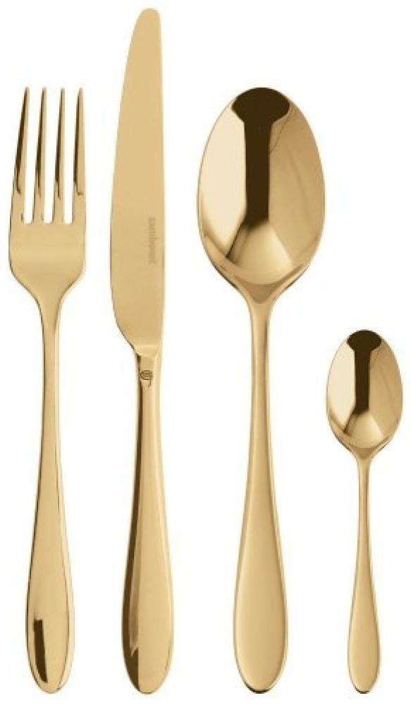 Rosenthal Sambonet Besteck-Set Velvet PVD Gold (24-teilig) S0196-S00017-S0037 Bild 1