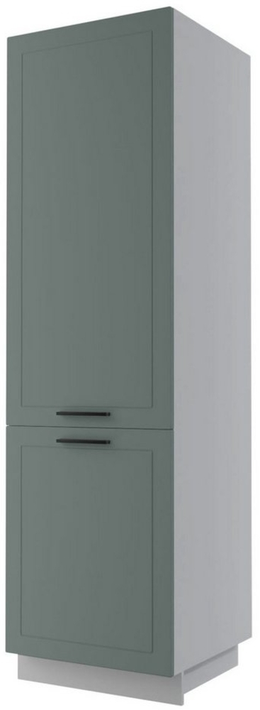 Kühlschrankumbauschrank KVANTUM 60x207cm 2-türig Farbe wählbar Q-D14/DL/60/207 Bild 1