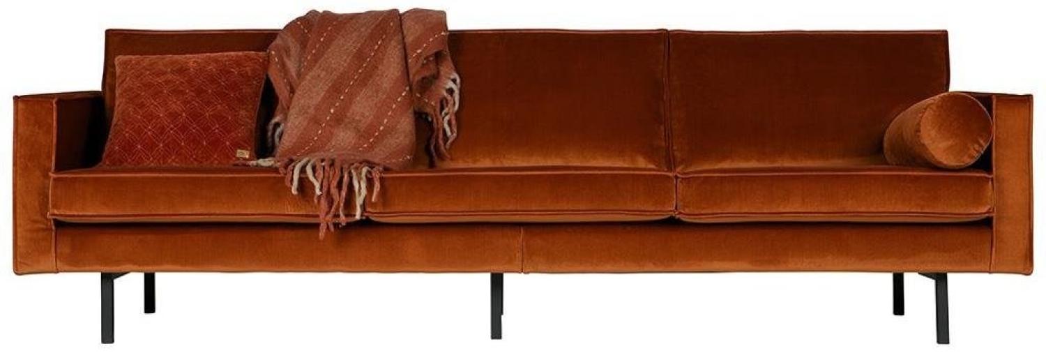 Rodeo Sofa 3-Sitzer Samt, Rost Bild 1