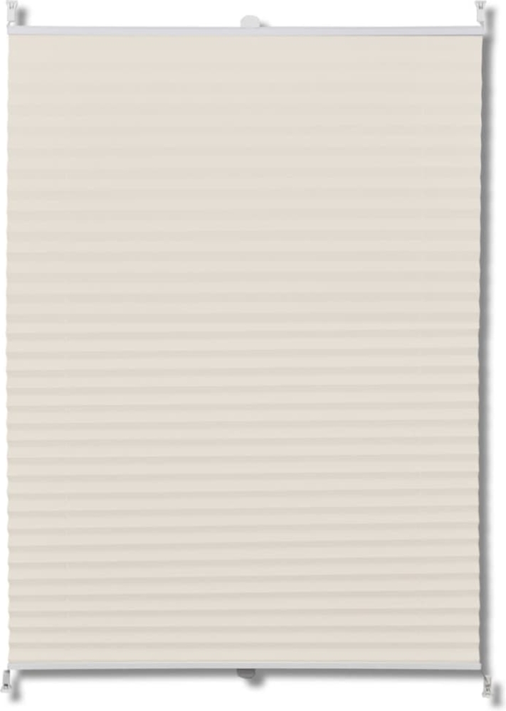 Plissee Rollo Jalousie Plisseerollo 90x150cm Creme 240639 Bild 1