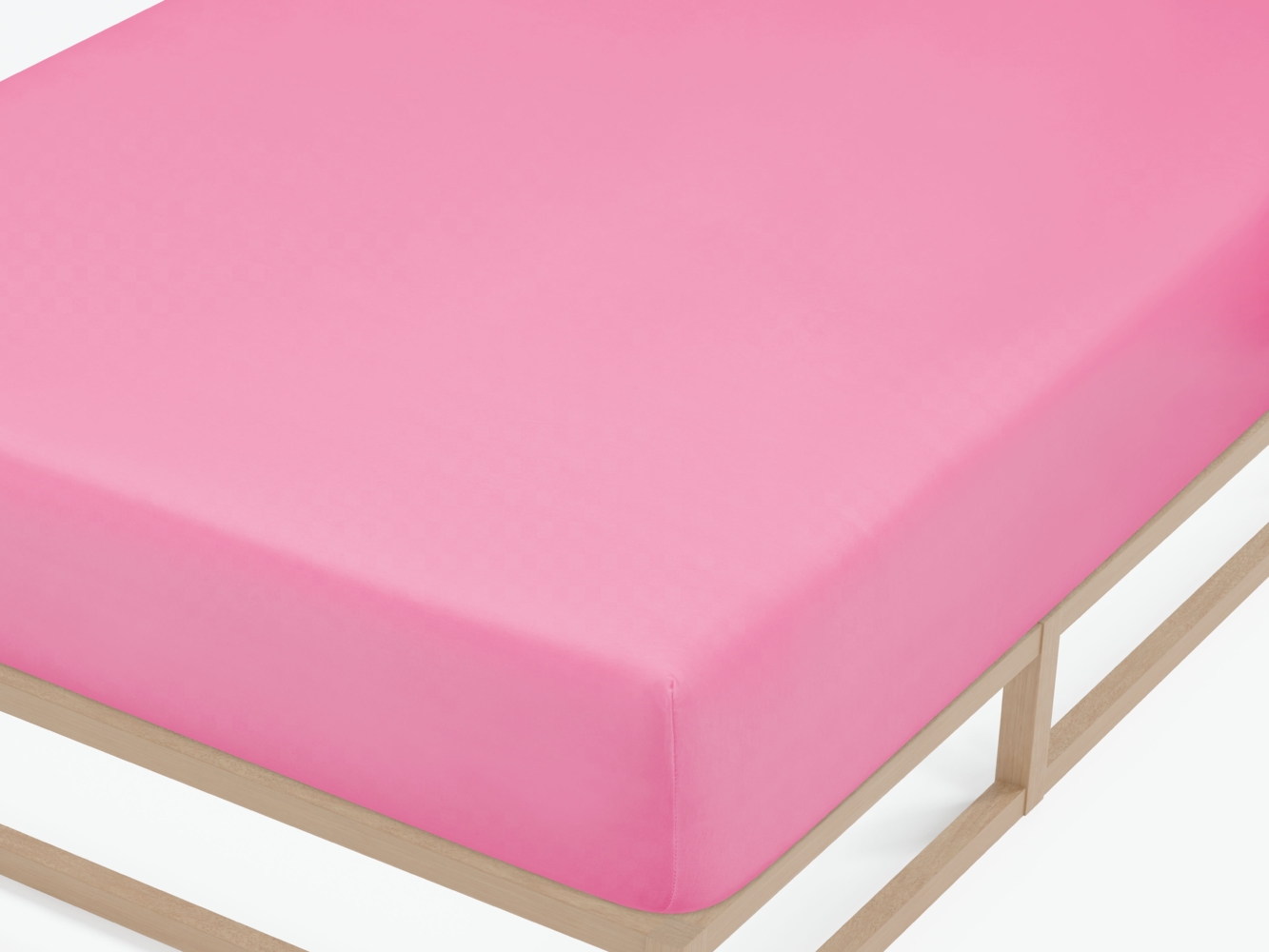 biberna Feinjersey-Spannbetttuch 0077144, pink, 1 x 60 x 120 cm - 70x140 cm Bild 1