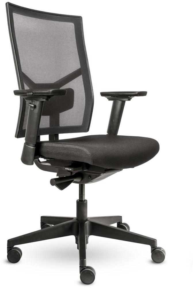 Büro-Drehstuhl 1045 - 1175 x 470 x 420 mm Schwarz 210410 Bild 1