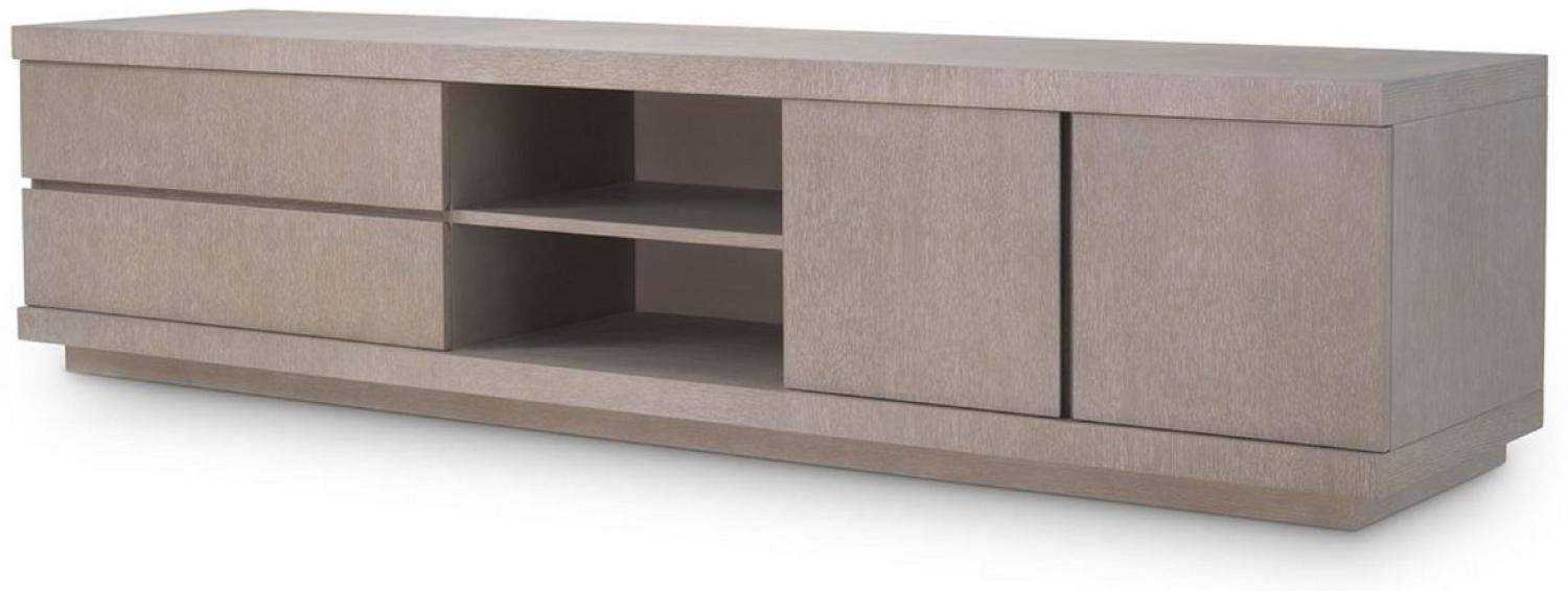 EICHHOLTZ TV Cabinet Crosby Washed Oak Bild 1