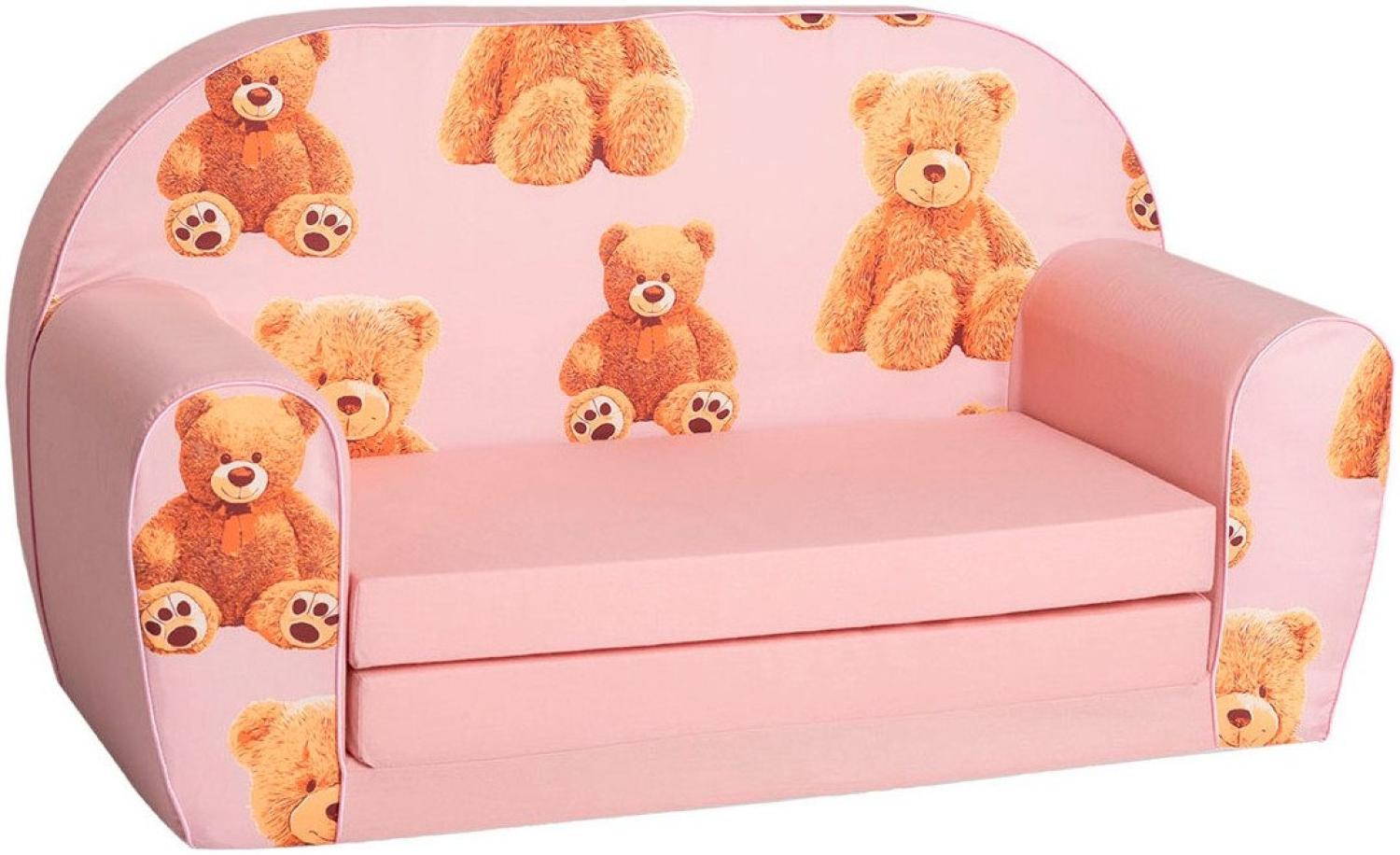 Knorrtoys® Sofa Teddy pink, für Kinder, Made in Europe Bild 1