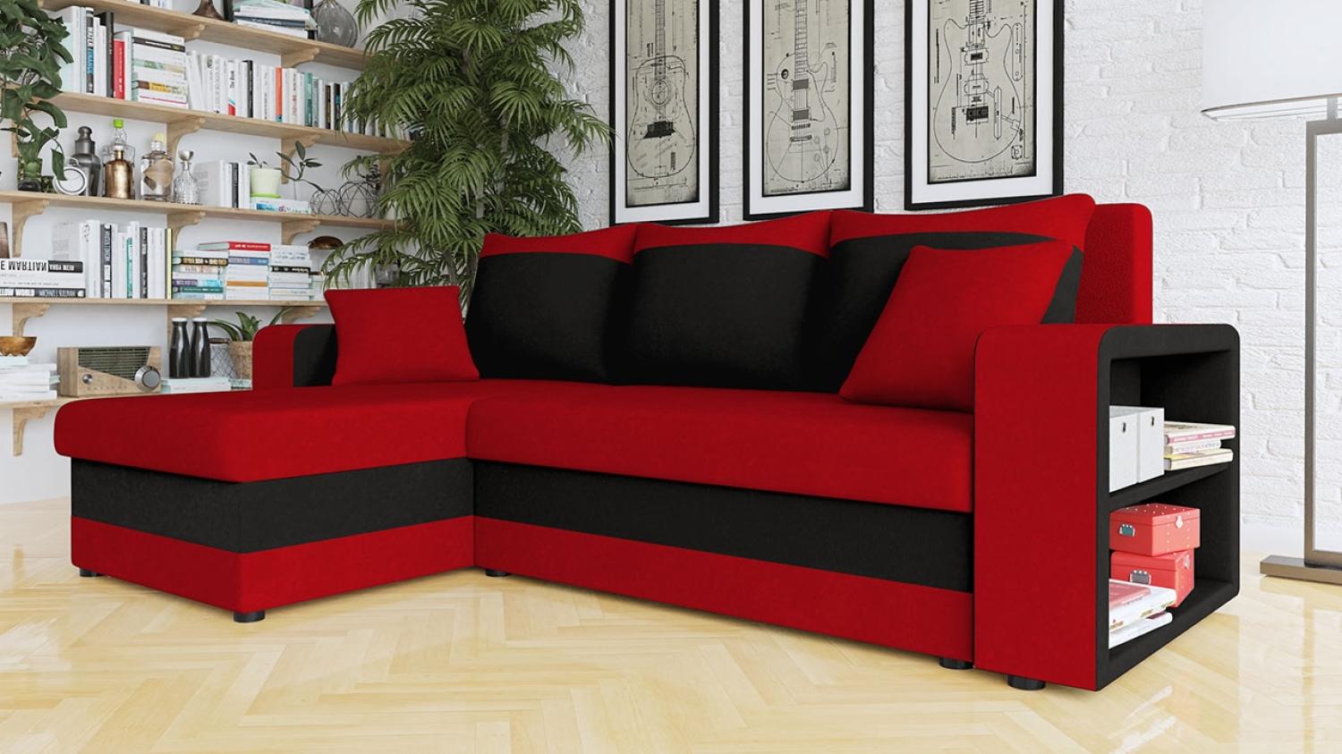 Ecksofa Fano, Farbe: Alova 46 + Alova 04 Bild 1