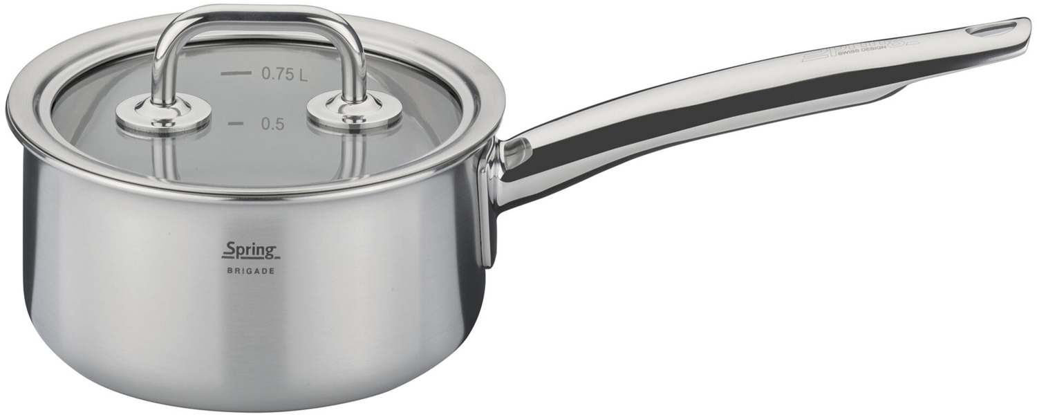 Stielkasserolle nieder Glasd. BRIGADE BASIC 14 cm Bild 1