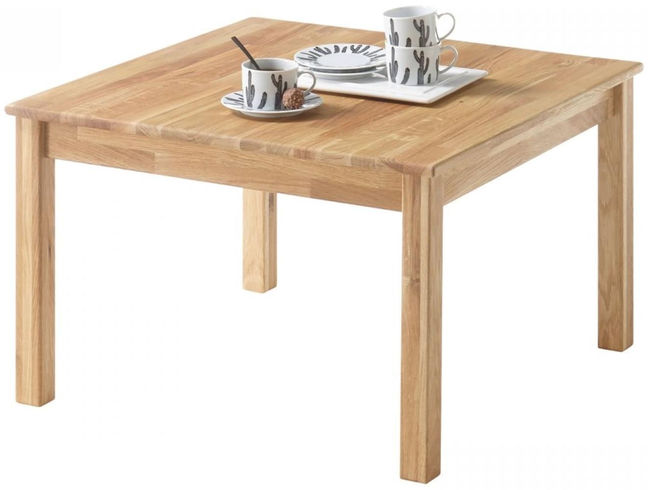 Couchtisch Alfons in Wildeiche massiv 70x70 cm Bild 1