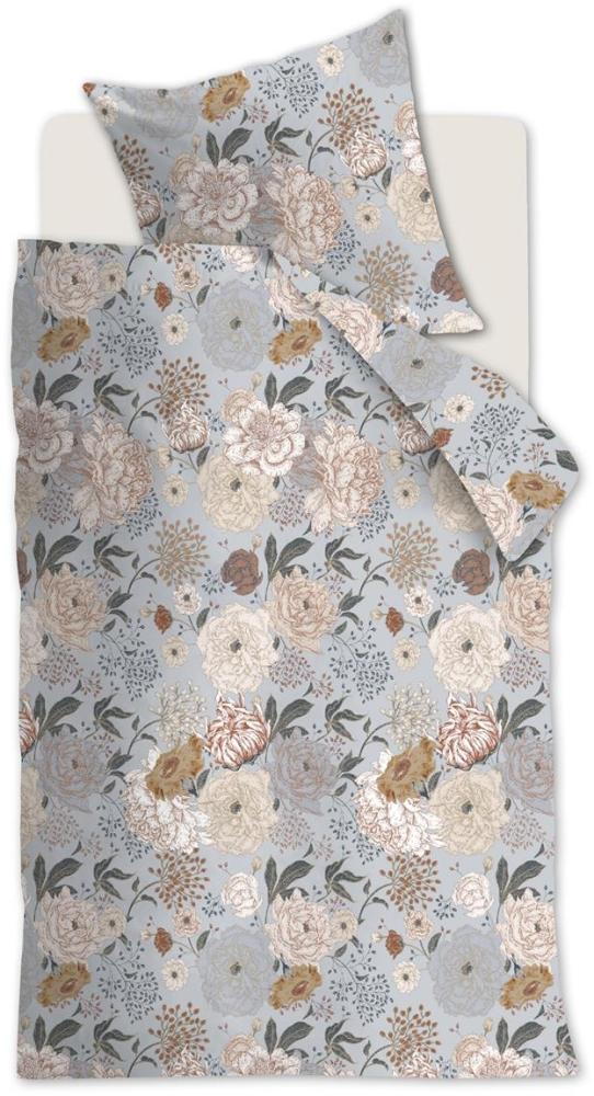 Beddinhouse Renforcé Bettwäsche Very Flowery Grey 135X200 135 x 200 cm + 1x 80 x 80 cm 1 Bettbezug, 1 Kissenbezug Grau Bild 1