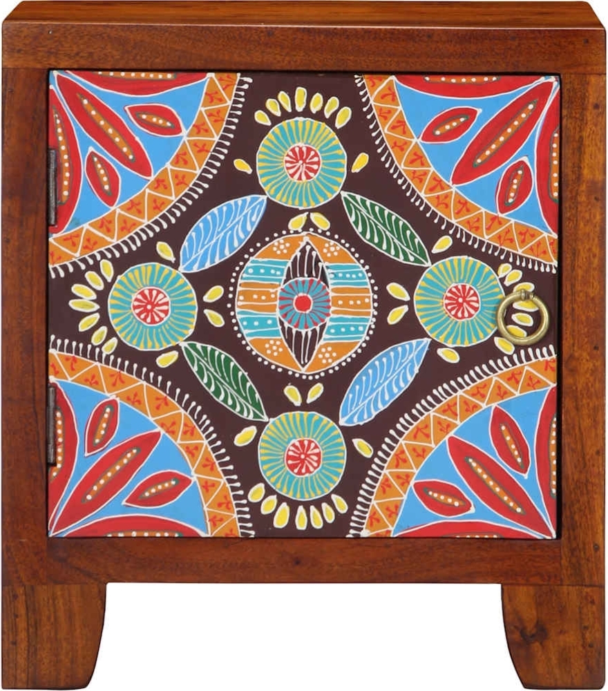 vidaXL Nachttisch 2 Stk. 40x30x45 cm Massivholz Akazie 4016495 Bild 1