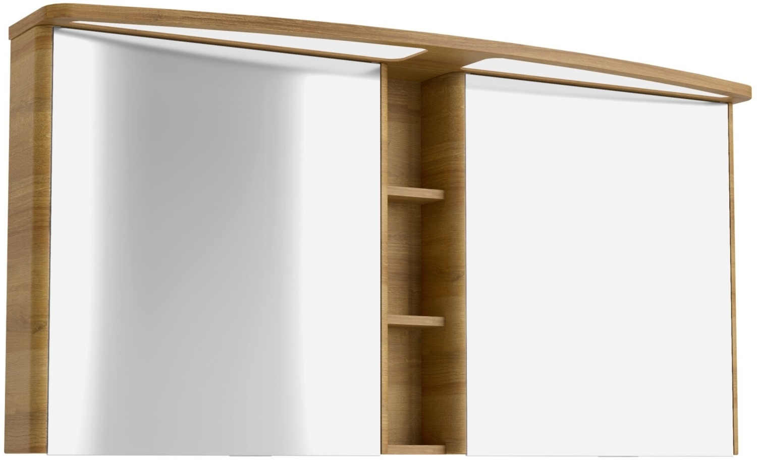 Lanzet CLASSICO Spiegelschrank 140 cm, Hellbraun Bild 1