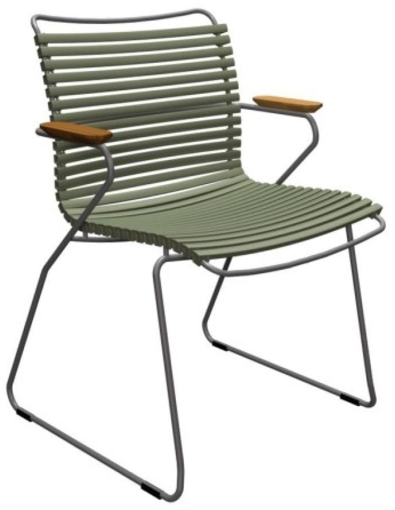 Houe 'Click' Outdoor Stuhl mit Armlehne, Olive Green Bild 1