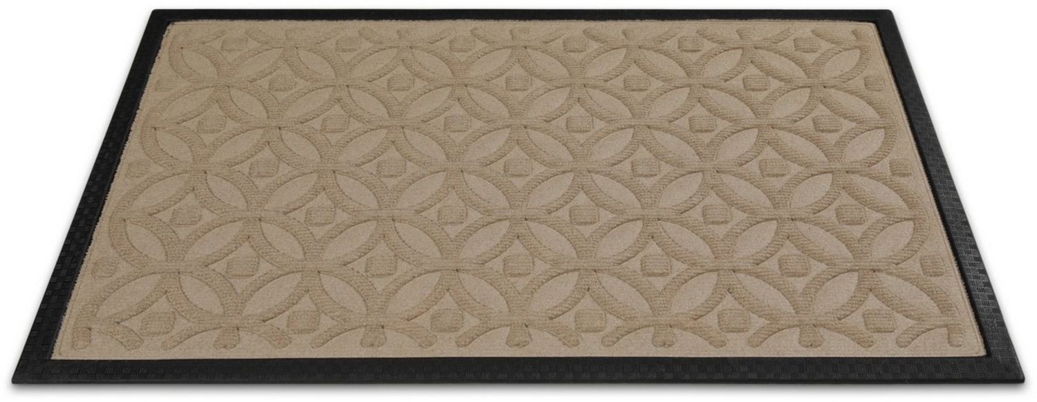 Wecon home Fußmatte Midnight Mosaic, rechteckig, Höhe: 4 mm, pflegeleicht, rutschfest, Ornamente, Innen & Außen, Schmutzfangmatte Bild 1