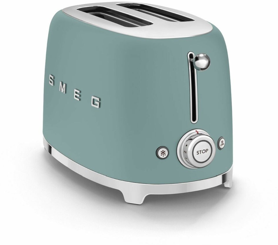 Smeg Retro 2-Schlitz Toaster Emerald Green Bild 1