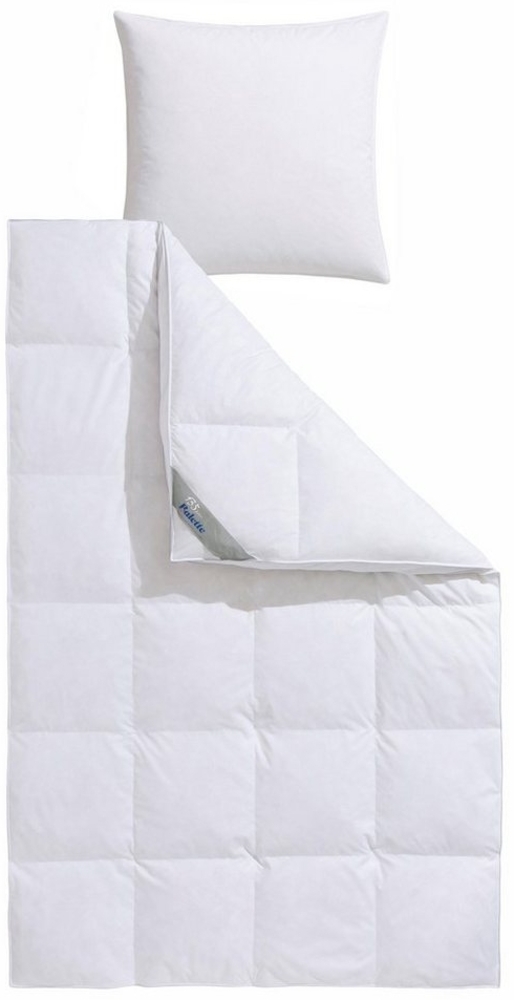 Balette Daunenbettdecke + Kopfkissen Lena, Füllung: 100% Federn, Bezug: Baumwolle, In zwei Wärmeklassen, in Größe 135x200 cm & 155x220 cm erhältlich! Bild 1
