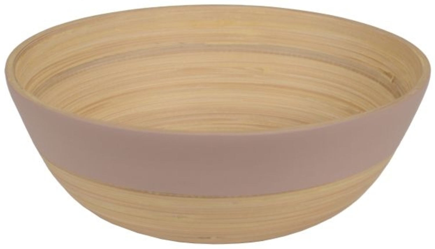 albert L. Bambus Schüssel 18x7 cm puder Bild 1