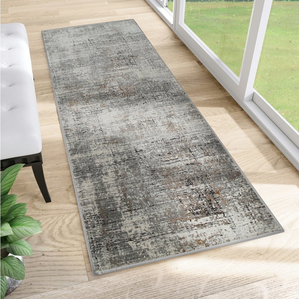 Tapiso Läufer FEYRUZ, rechteckig, Höhe: 10 mm, Kurzflor Modern Design Meliert Wohnzimmer Schlafzimmer Korridor Bild 1