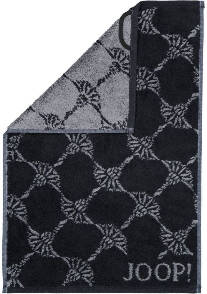 JOOP! Handtücher JOOP! Gästetuch Classic Cornflower 1611, 90 Schwarz/Anthraz, Baumwolle (1-St) Bild 1