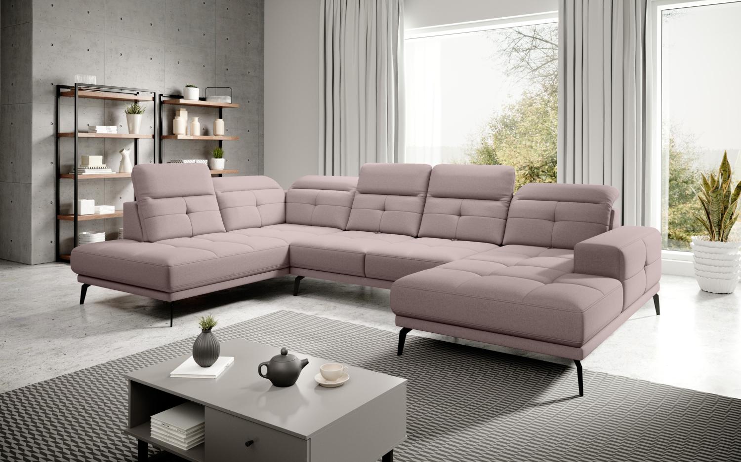 Wohnideebilder Bretan Rosa Ecksofas & Eckcouches CO-BRE-LT-101GO Bild 1