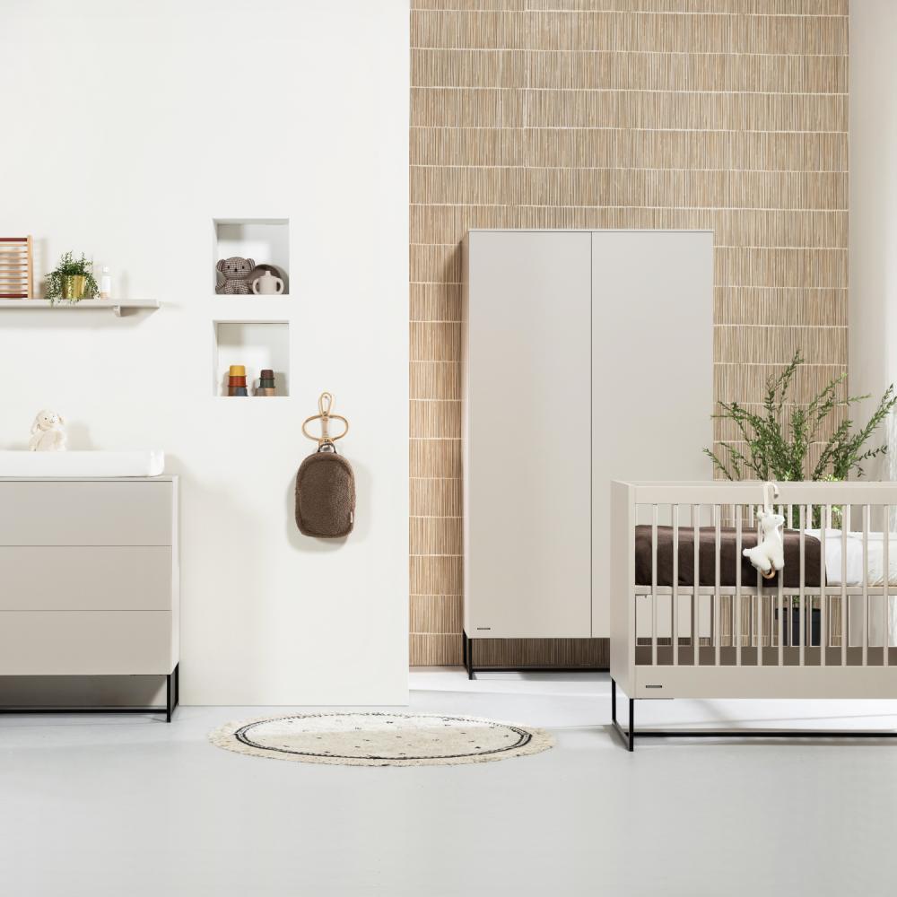 Kidsmill Modular Babyzimmer - Matt Oatmeal | Bett Bild 1