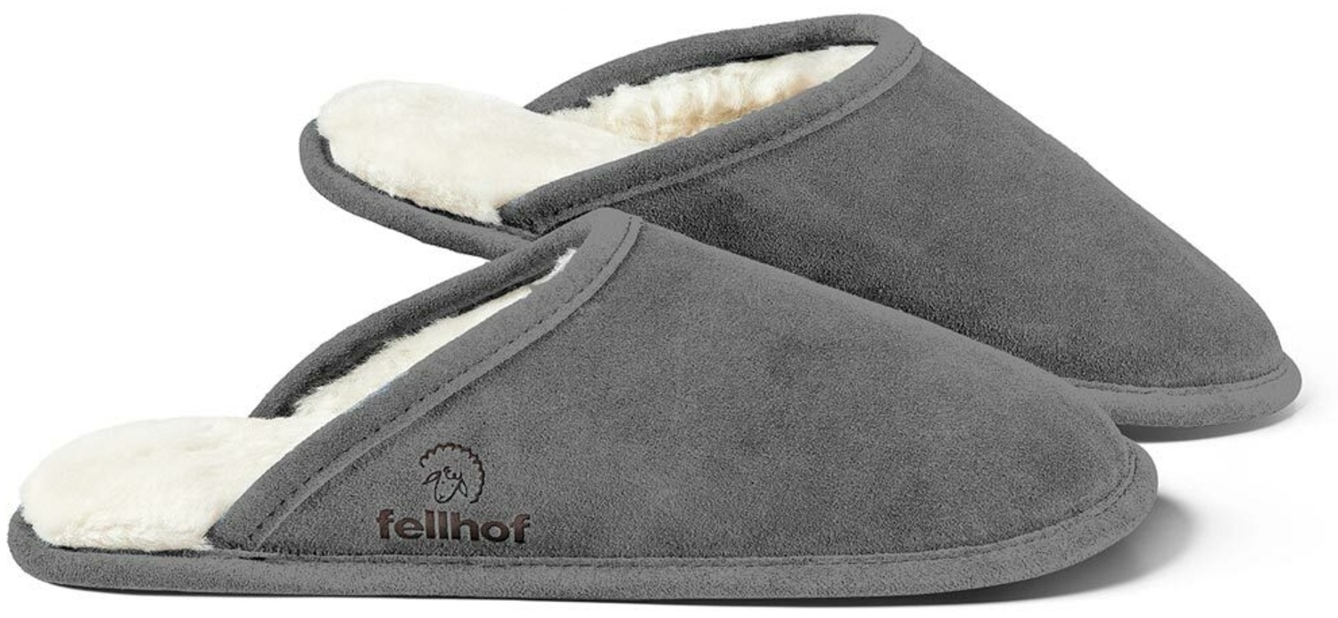 Fellhof Lammfellpantoffel Trendy|42/43| grau Bild 1