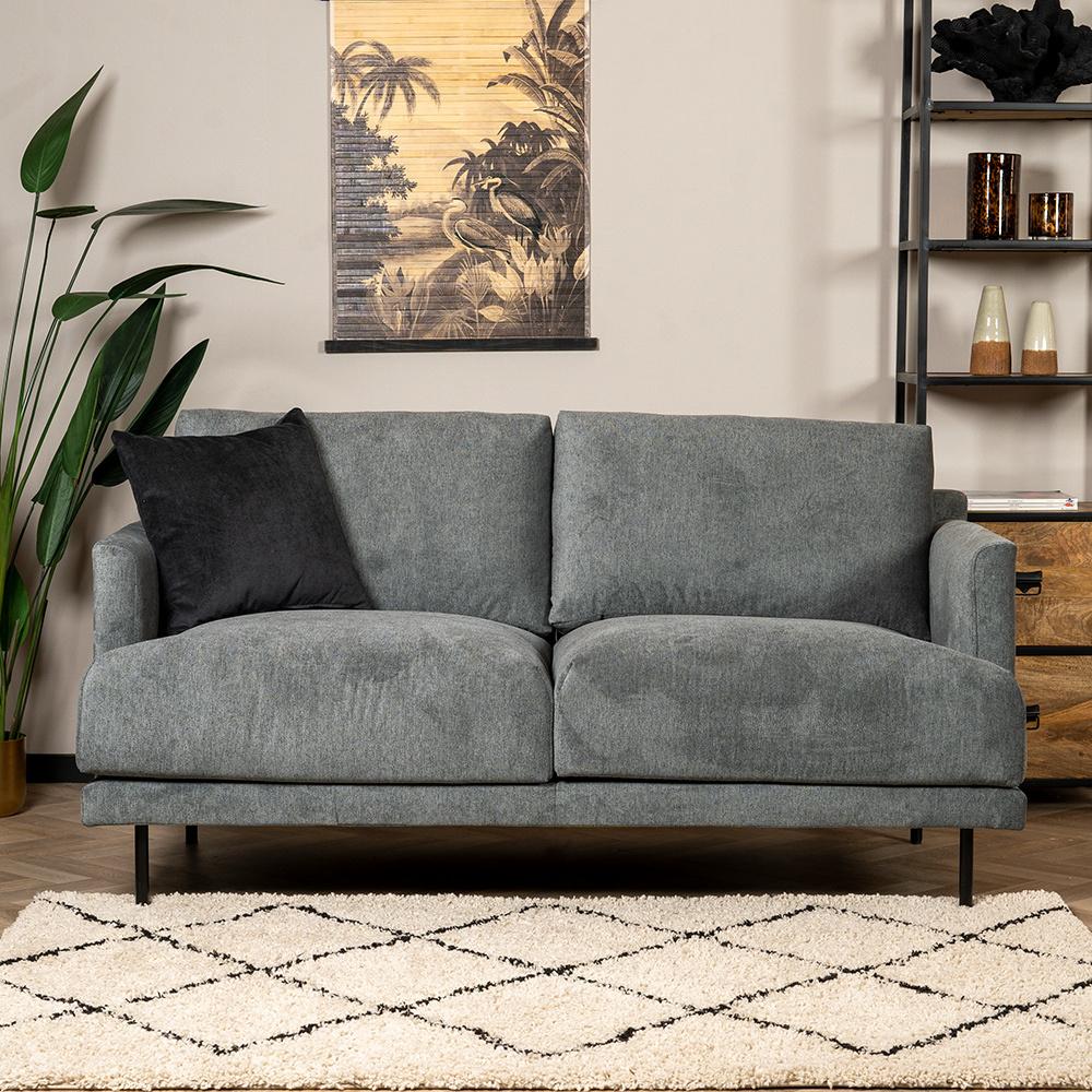 Bronx71 Sofa Denver 2,5-Sitzer Stoff anthrazit Bild 1