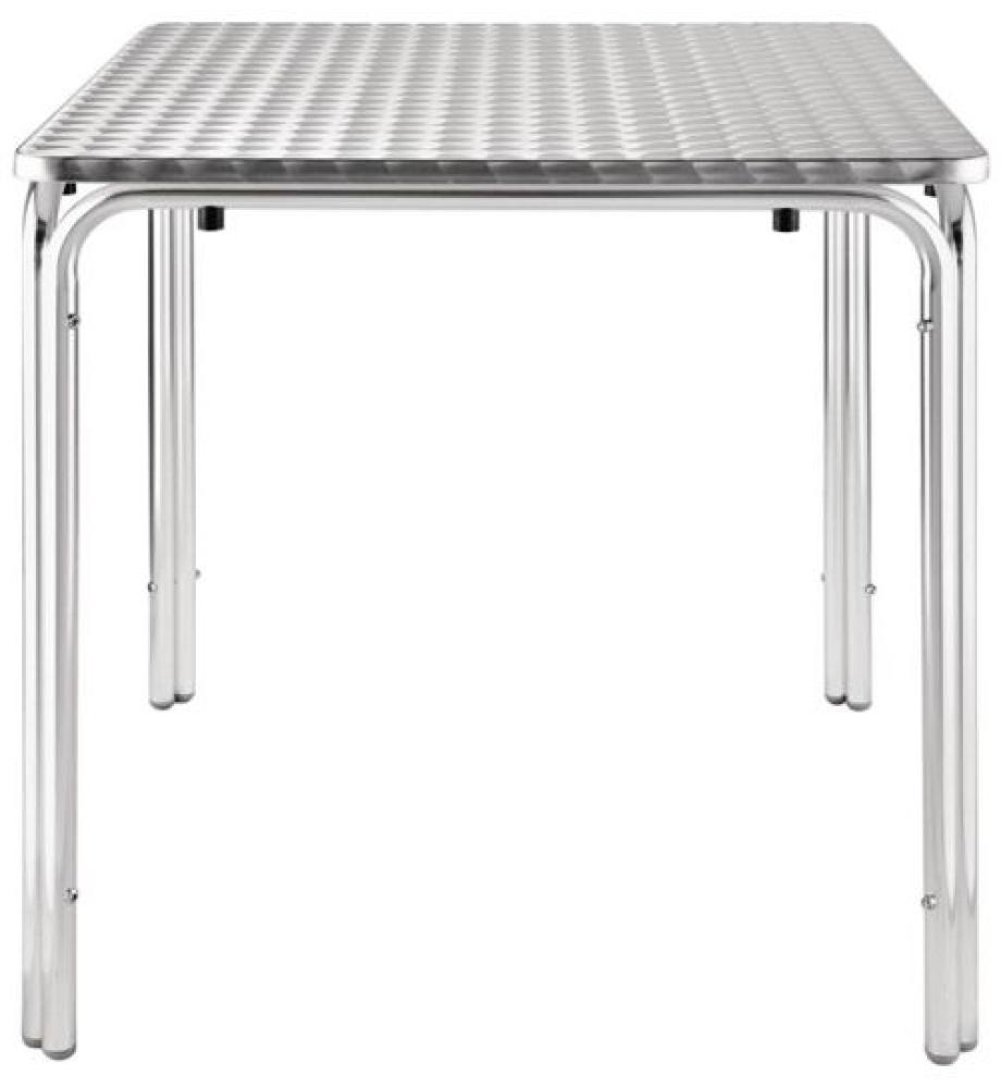 Bolero Quadratischer Bistrotisch Edelstahl, 4 Beine 70Cm Bild 1