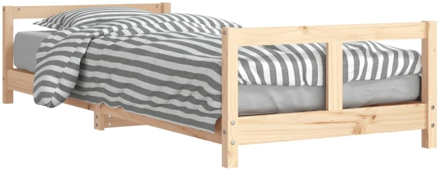 vidaXL Kinderbett 80x200 cm Massivholz Kiefer 834420 Bild 1
