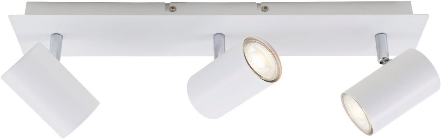 Briloner Leuchten LED Deckenspots 2857035 Run, ohne Leuchtmittel, Warmweiß, Deckenlampe, 45x8x12,3cm, max. 40W, GU10, Wohnzimmer, Flur, Büro Bild 1