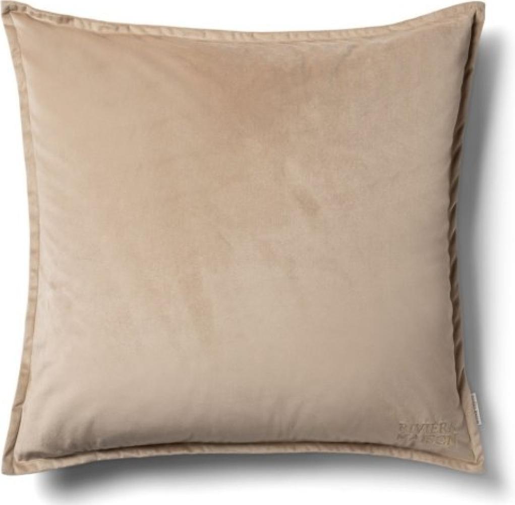 Riviera Maison Kissenbezug RM Velvet Taupe (60x60cm) 516110 Bild 1