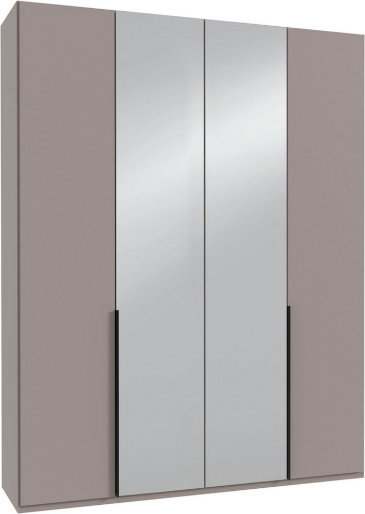 Wimex Kleiderschrank Mugano,in 8 Breiten,3 Höhen,2 Tiefen, viele Farben, Made in Germany (in Basic oder Premium Ausstattung) mit langen oder kurzen Griffen aus Metall, mit oder ohne Spiegel Bild 1