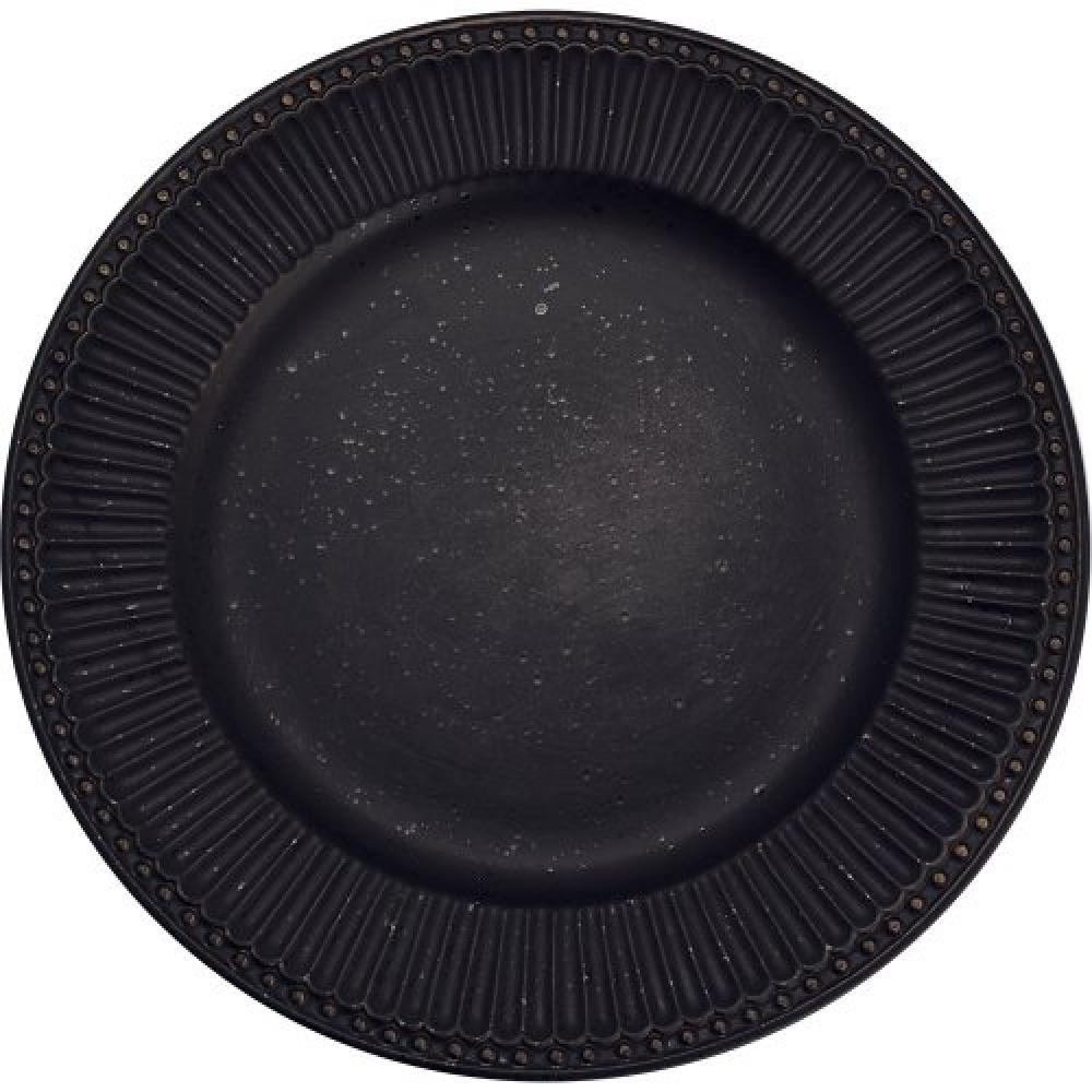 Greengate Speiseteller Alice Volcano Black (26,5cm) STWDINAALI9806 Bild 1