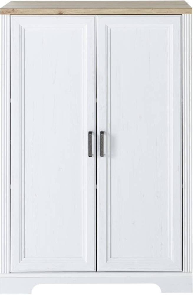 Schrank Büro Ordner JÜLICH-36 in Pinie hell mit Artisan Eiche Nb, B/H/T: ca. 86/127/38 cm Bild 1