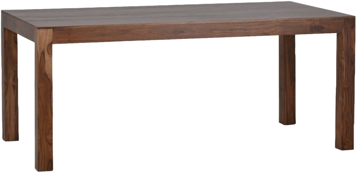 MiaMöbel Esstisch Lendra 180x90cm Massivholz Teak Modern Indien Indisch Bild 1