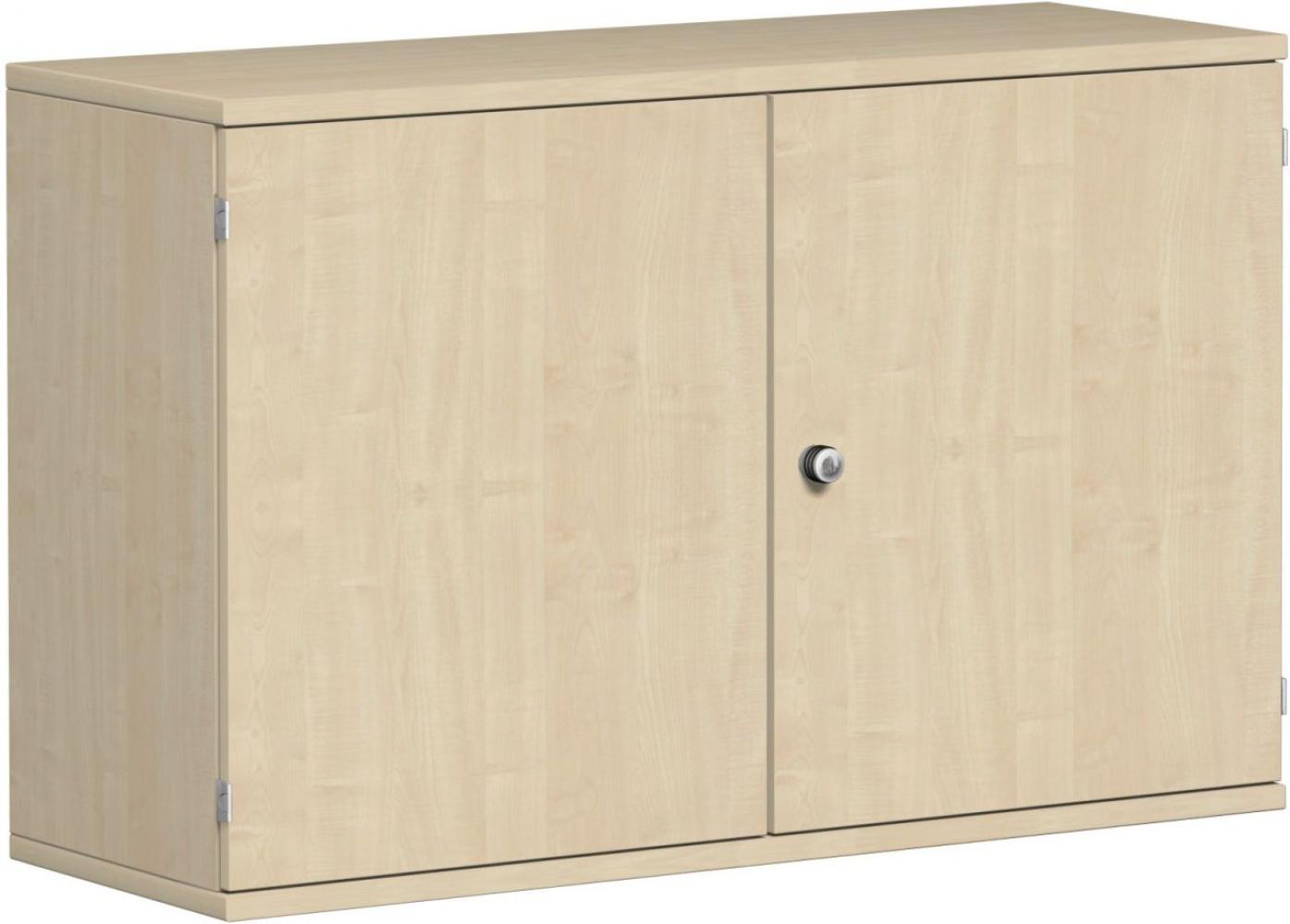 Flügeltürenschrank, 120x42x77cm, Ahorn Bild 1