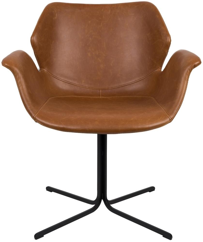 Esszimmerstuhl NIKKI ALL BROWN von ZUIVER Bild 1