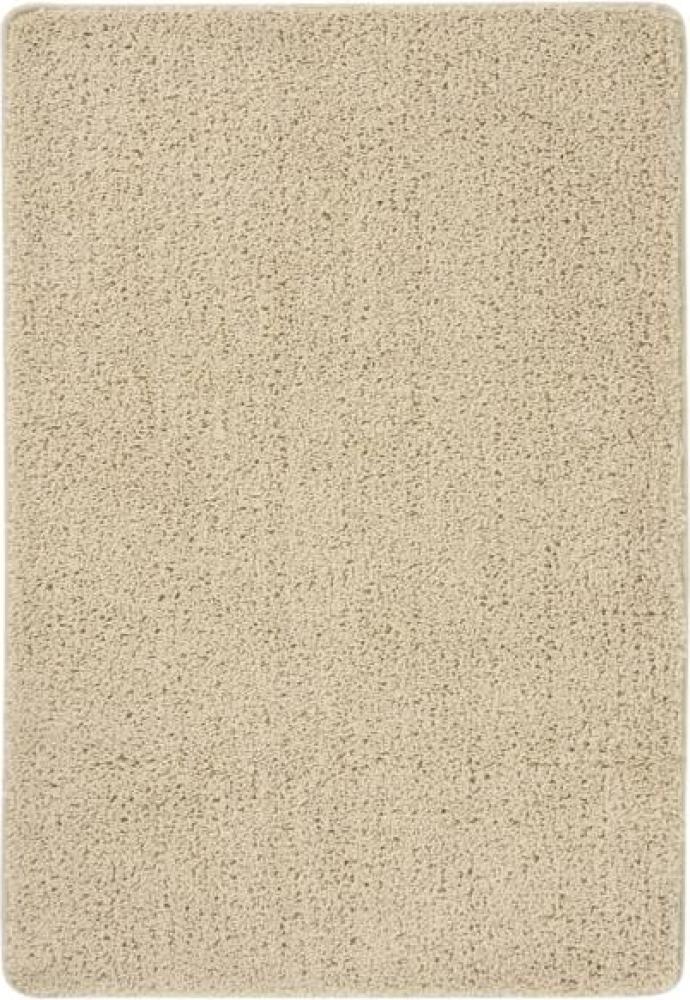 vidaXL Shaggy-Teppich Creme 160x230 cm Rutschfest 340390 Bild 1