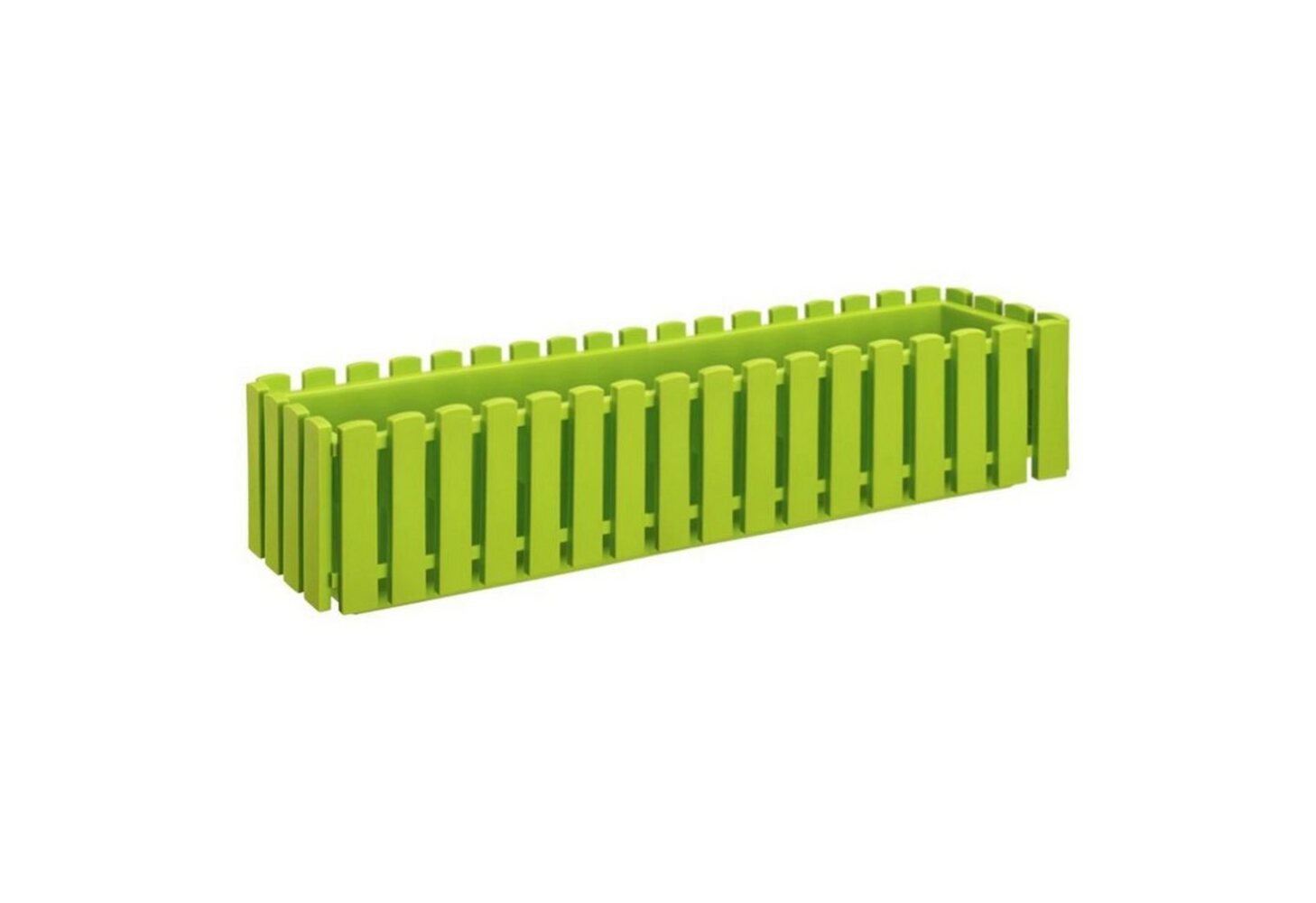 Blumenkasten Fency gelbgrün 75x18,5cm Pflanzkasten Balkonkasten Blumentopf Blumenkübel Bild 1