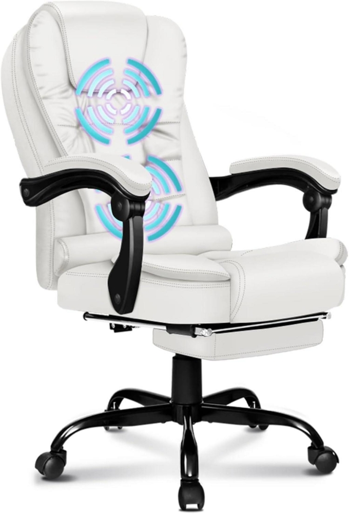 Bürostuhl Computer Gaming Drehstuhl Lordosenstütze Massage Bild 1