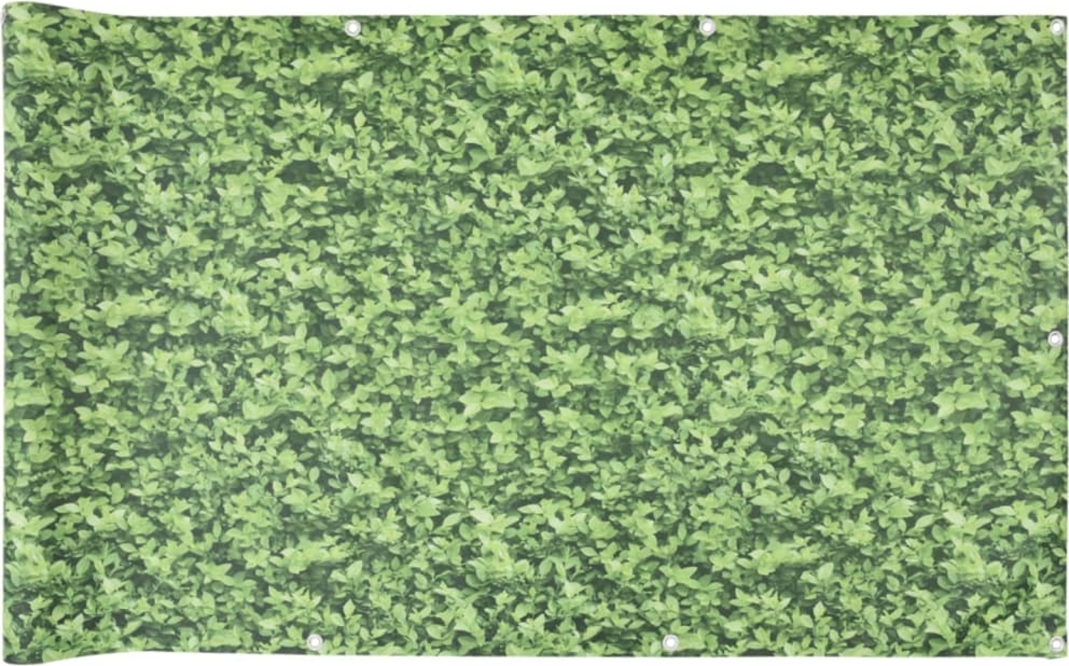 vidaXL Balkon-Sichtschutz Pflanzen-Optik Grün 400x90 cm PVC 4005461 Bild 1