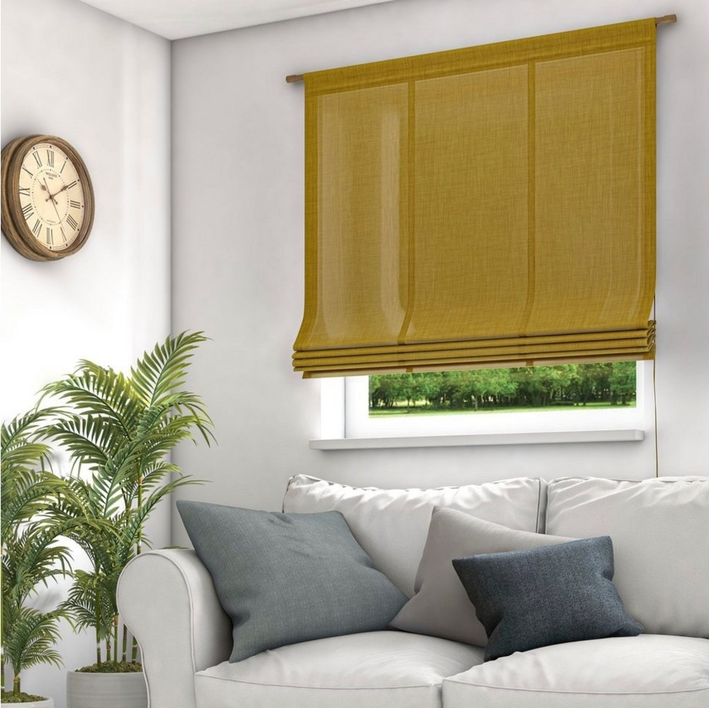 Neutex for you! Raffrollo Mara-ECO, mit Stangendurchzug, freihängend Bild 1