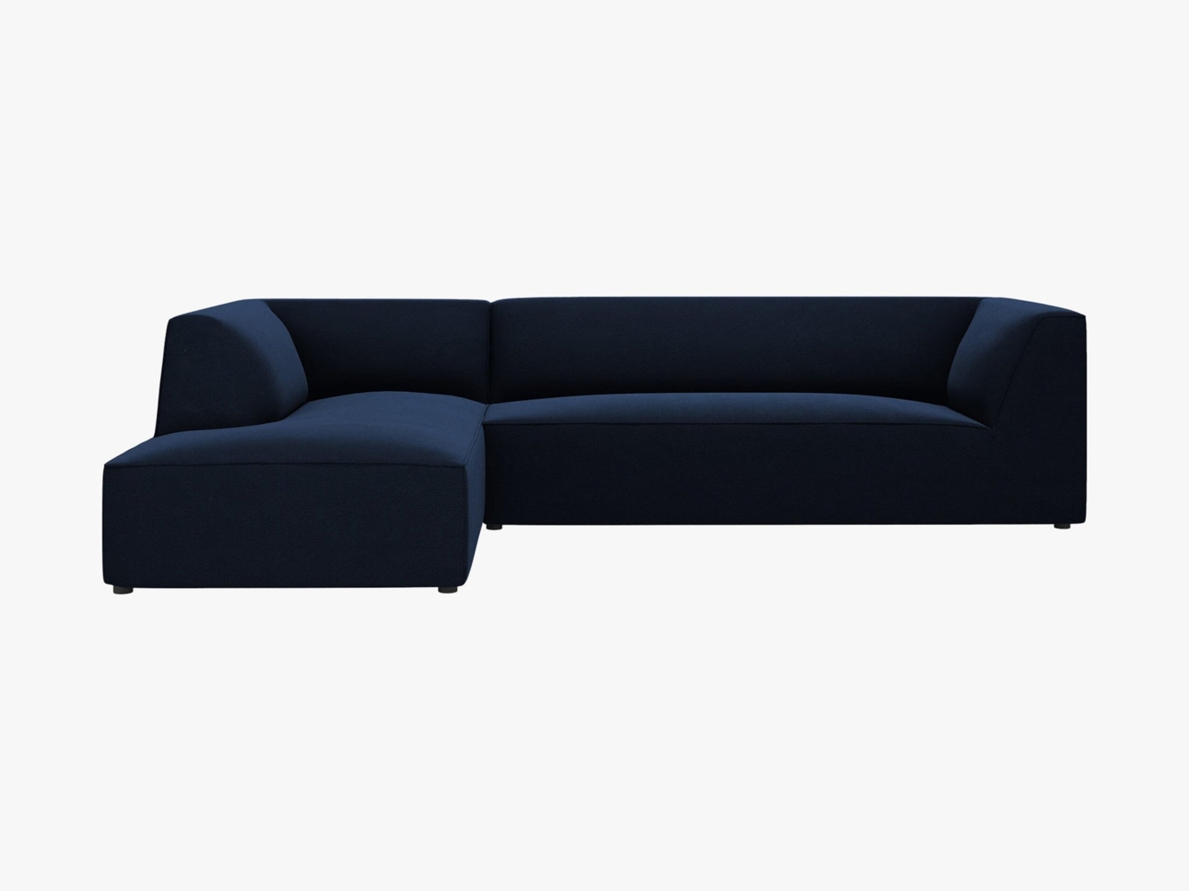 Micadoni 4-Sitzer Modular Sofa Ruby Links Samt Salvador Königsblau Bild 1