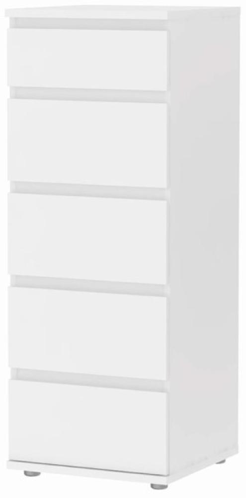 Kommode Nora Sideboard Schubladen Schrank Highboard Schlafzimmer Möbel weiss Bild 1