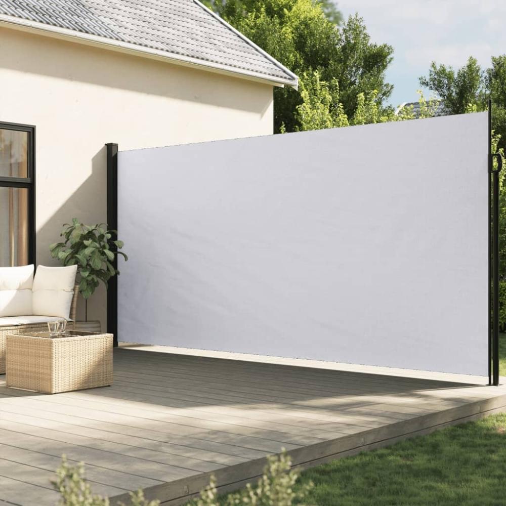 vidaXL Seitenmarkise Ausziehbar Weiß 200x600 cm 4004556 Bild 1