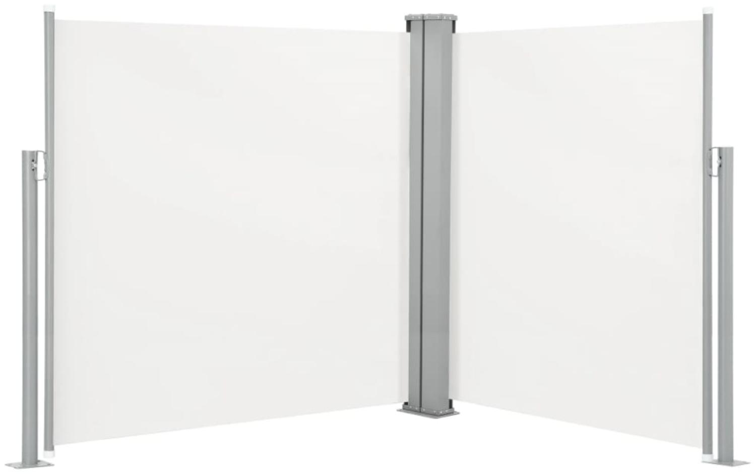 vidaXL Ausziehbare Seitenmarkise Creme 140 x 600 cm 48455 Bild 1