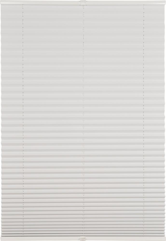 ondeco Plissee ohne Bohren verdunkelnd weiß mit Klemmträger, Sonnenschutz für Fenster innen, lichtschutz und Blickdicht, Faltrollo Sichtschutz für Tür - weiss - 100x130 cm Bild 1