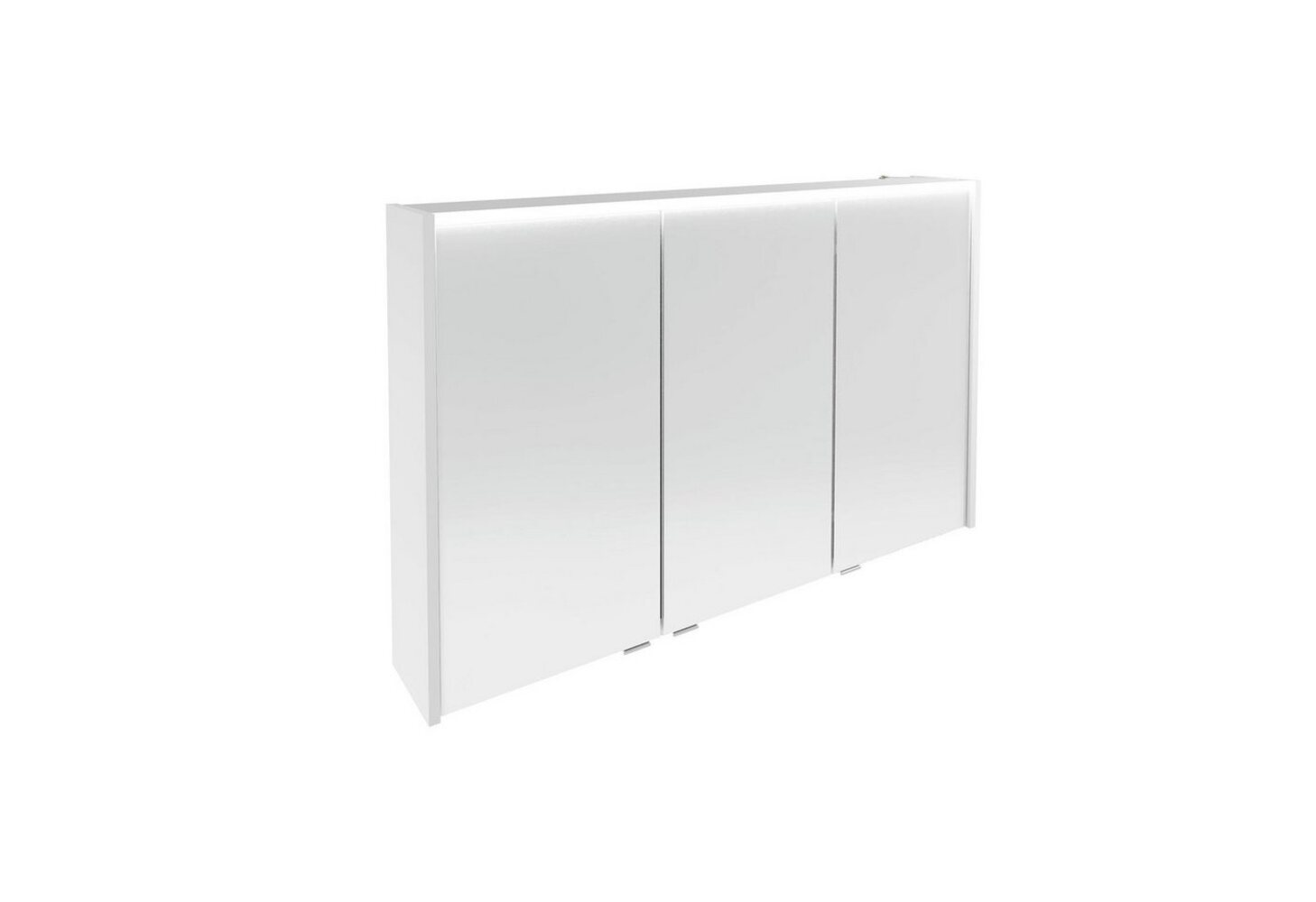 Fackelmann VERONA LED Spiegelschrank 110 cm, Weiß Glanz Bild 1