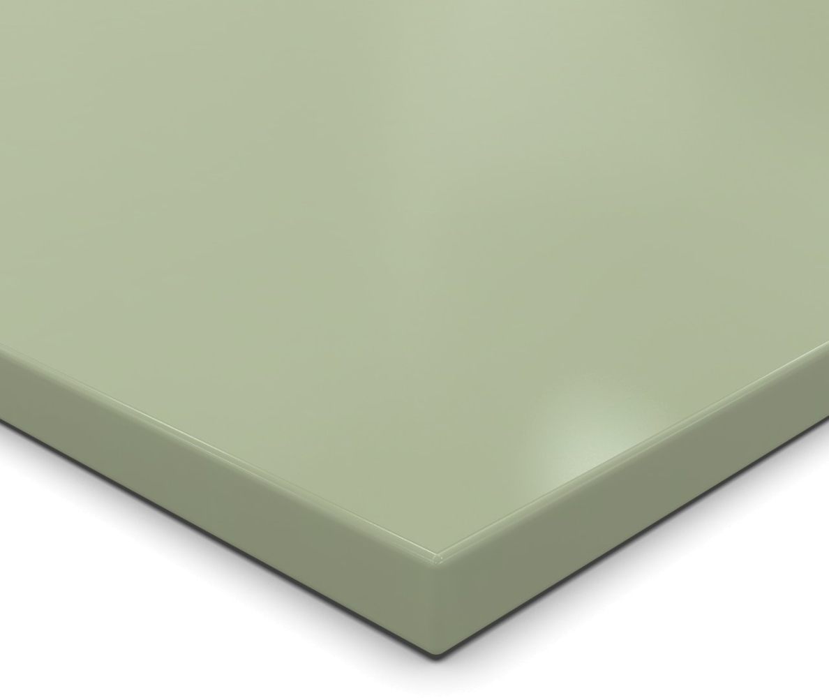 Dekor Spanplatte 19mm Tischplatte Avocado Green 22458 MN mit ABS Kante Umleimer - Größe 60 x 60 cm - Höhe 1,9 cm - Farbe Avocado Green Bild 1