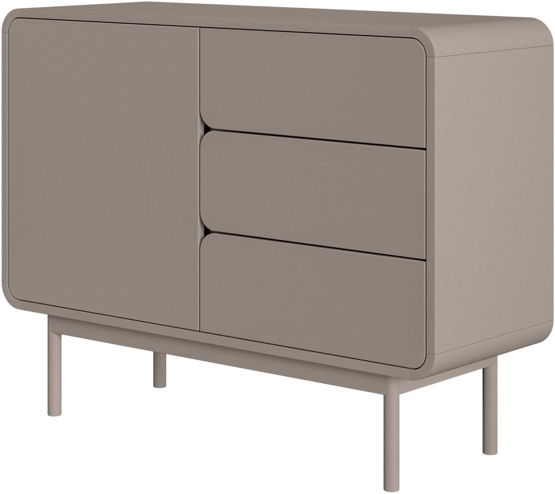 Selsey 'Oro' Sideboard mit 3 Schubladen, dunkelbeige, ca. 82 x 104 x 40 cm Bild 1