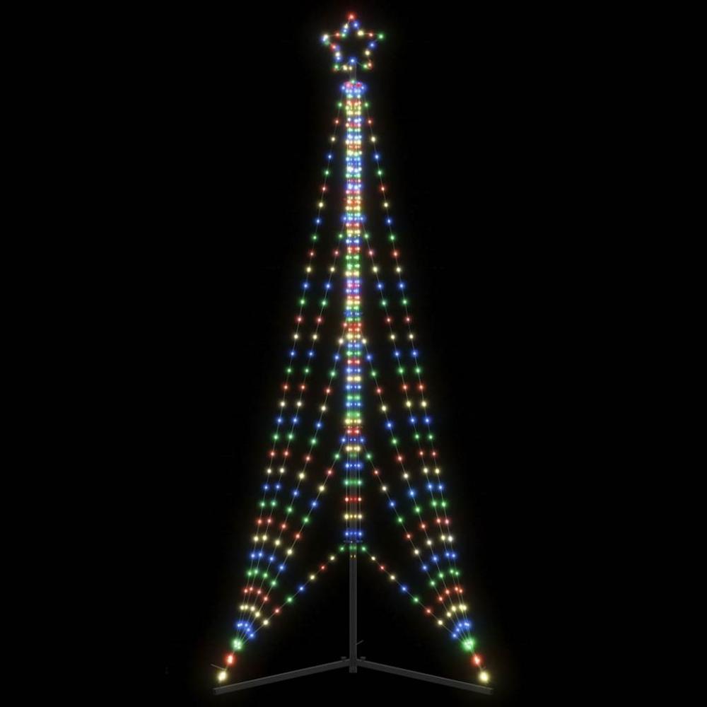 vidaXL Weihnachtsbaum-Beleuchtung 525 LEDs Mehrfarbig 302 cm 4016419 Bild 1