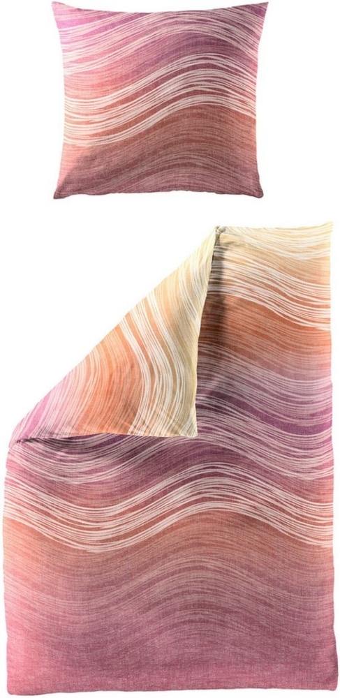 BIERBAUM Bettwäsche 4061, Mako-Satin, 2 teilig, Bettwäsche, 100 % Baumwolle, pflegeleicht Bild 1